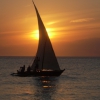 Tramonto sul mare di Pemba