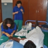Preparativi per la doccia di antibiotico