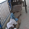 CALCUTTA   La siesta dopo le fatiche dell uomo risciò