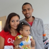 Giovane famiglia brasiliana