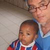 Dr. Fabio con piccolo tifoso del Bahia calcio