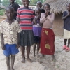 Bambini del villaggio Akaidebe ( Aber )