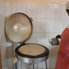 Seconda fase della preparazione della piadina