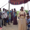 accoglienza al villaggio di Nelupadu