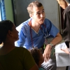 Dr Alessandro con la supervisione della Suora