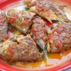 Pesce arrosto con salsa malgascia