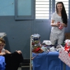 Francesca , Mirela e gli abiti portati dall'Italia