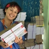 I quaderni comprati da Giuditta grazie al contributo del Collega Dr Alessandro Vitali di Firenze
