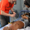 Dr Roberto al controllo cardiologico di un anziano paziente