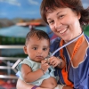 Dr Giuditta con un pargolo di 7 mesi