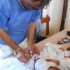 Primo paziente pediatrico della giornata una bimba di 3 giorni di eta'