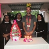 Il DrAlessandro arrivato a Thullur e festeggiato dalle Suore