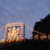 Preparativi al Tempio Hindu di Vijayawada