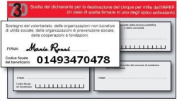 Dona il tuo 5 per 1000