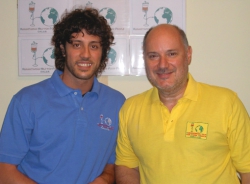 Guido meini con il presidente Dr. Giorgio Martini
